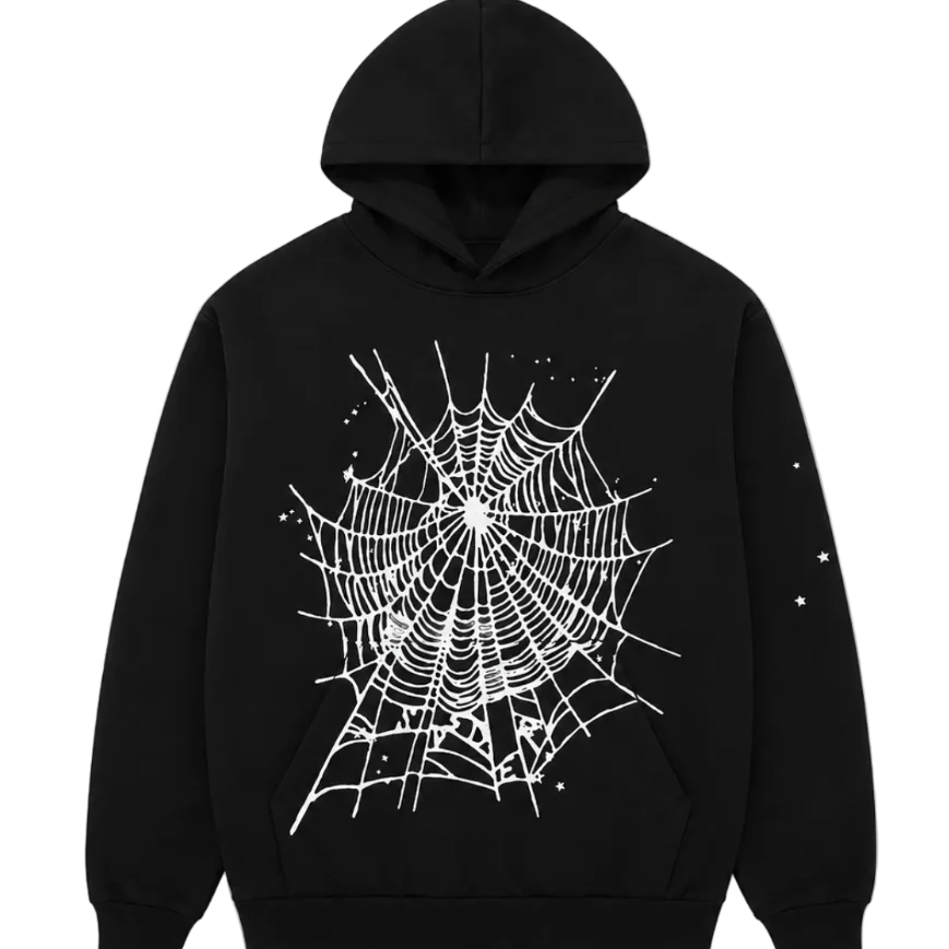white/black hoodie